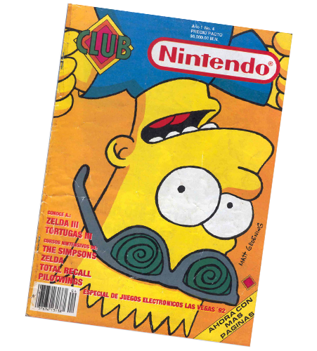 Portada Revista Club Nintendo Año1 N°4